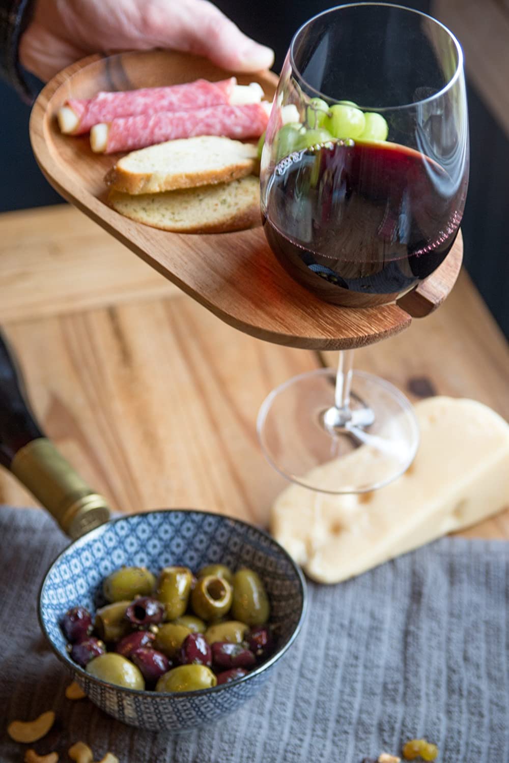 Food grade Wooden Serving Tray cocktail plates